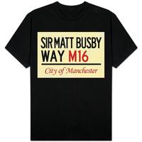 Sir Matt Busby Way M16 Manchester Sign