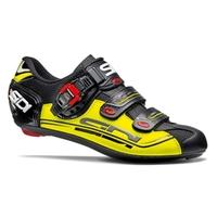 sidi genius 7 mega road cycling shoes 2017 black yellow fluo eu45