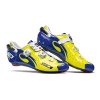 Sidi Wire Carbon Venice Road Cycling Shoes - 2017 - Yellow Fluo / Blue / EU42.5