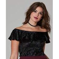 Simply Be Ruffle Off The Shoulder Body