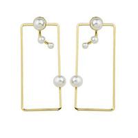 Silver Gold Color Drog Earrings For Women