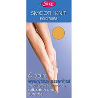 Silky Smooth Knit Footsies 4 Pair Pack