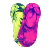 silky tie dye trainer liners 2 pair pack