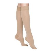 Sigvaris Magic Class 2 Calf Compression Stockings Grey Medium Regular Long Open Toe