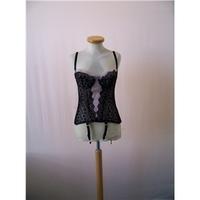 silhouette size 36 black corset