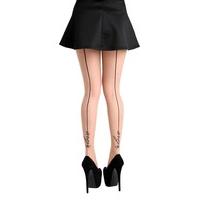 Signature Love Seam Tights - Size: One Size