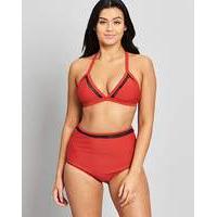 Simply Yours Red Mesh Bikini Set