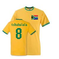 siphiwe tshabalala south africa ringer tee yellow