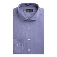 Simon Carter Blue Puppytooth Cut Away Collar Shirt 17 Blue