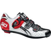 Sidi Genius 5-Fit Carbon White Black Red - Road Shoes