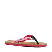 sinner womens sun island flip flops pink