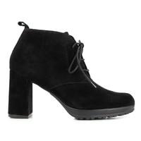 SIGUR Heeled Leather Lace-Up Boots