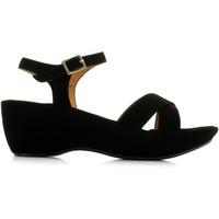 silvia rossini 4736 wedge sandals women womens sandals in black