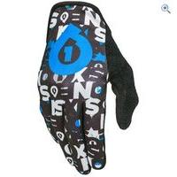 sixsixone comp repeater glove size m colour black cyan