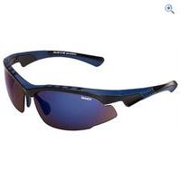 Sinner Crane Sunglasses (Black/Blue Revo) - Colour: Black / Blue