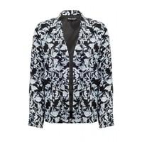 SILHOUETTE PRINT SOFT JACKET