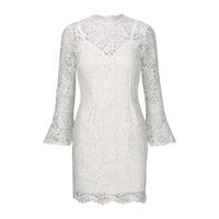 sistaglam by lipstick boutique jess wright juliette lace dress in whit ...