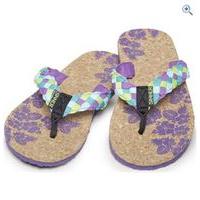 sinner sun island flip flops size 41 colour purple