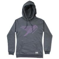 silverstick organic cotton bird logo womens hoodie