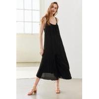 Silence + Noise Breezy Asymmetrical Jumpsuit, BLACK