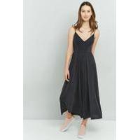 silence noise molly cupro culottes jumpsuit black