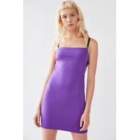 Silence + Noise Sofia Apron Neck Bodycon Dress, PURPLE