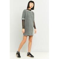 Silence + Noise Dax Dolman Sweatshirt Mini Dress, GREY