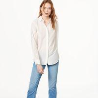 Silk Blended Shirt - Eggshell