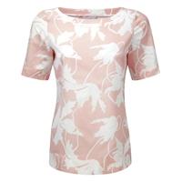 Silk T-shirt (Pink Floral / 18)