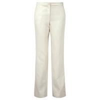 silk linen straight leg trouser ivory 08