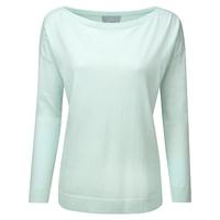 Silk Cotton Boat Neck Sweater (Palest Opal / 18)