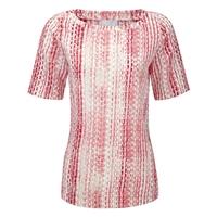 Silk T-shirt (Pink Abstract Spot / 18)