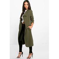 side split duster khaki