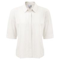 Silk Boxy Blouse (Ivory / 14)