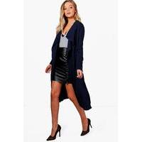 side split duster navy