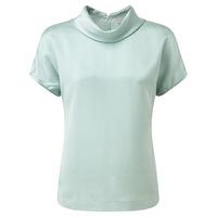 Silk Roll Neck Top (Soft Opal / 08)