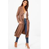 Side Split Duster - mocha