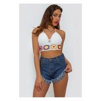 sia celebrity style crochet bralet top