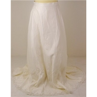 Size 14 ivory embroidered wedding skirt