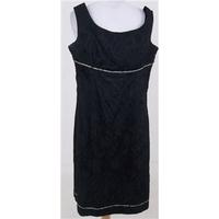 Size M black sleeveless evening dress