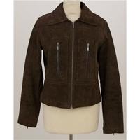 Size M, brown suede jacket