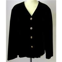 simon jeffrey size 12 black smart jacket