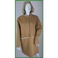 size 16 camel casual jacket coat