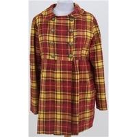 Size XL red checked jacket