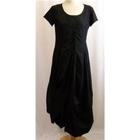 size s black asymmetrical dress