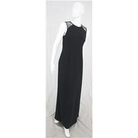 Size 12 long black evening dress