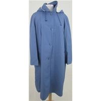 Size 20 blue raincoat with fleecy lining