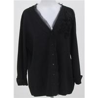 Size XXL black cardigan