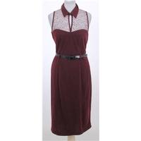 Size 16 Burgundy Sleeveless dress