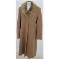 Size: L long camel wool & cashmere coat
